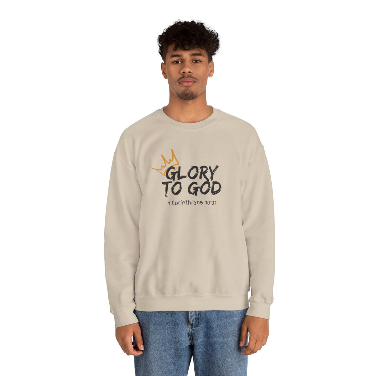 Glory To God- Unisex Heavy Blend™ Crewneck Sweatshirt