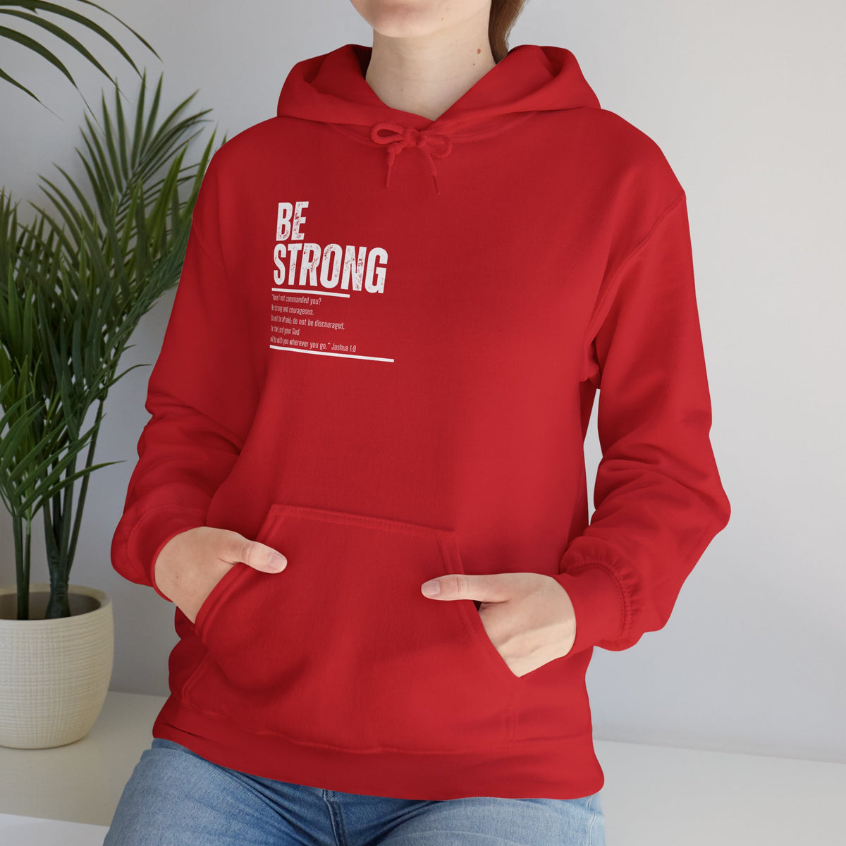 "Be Strong" Unisex Heavy Blend™ Hooded Sweatshirt