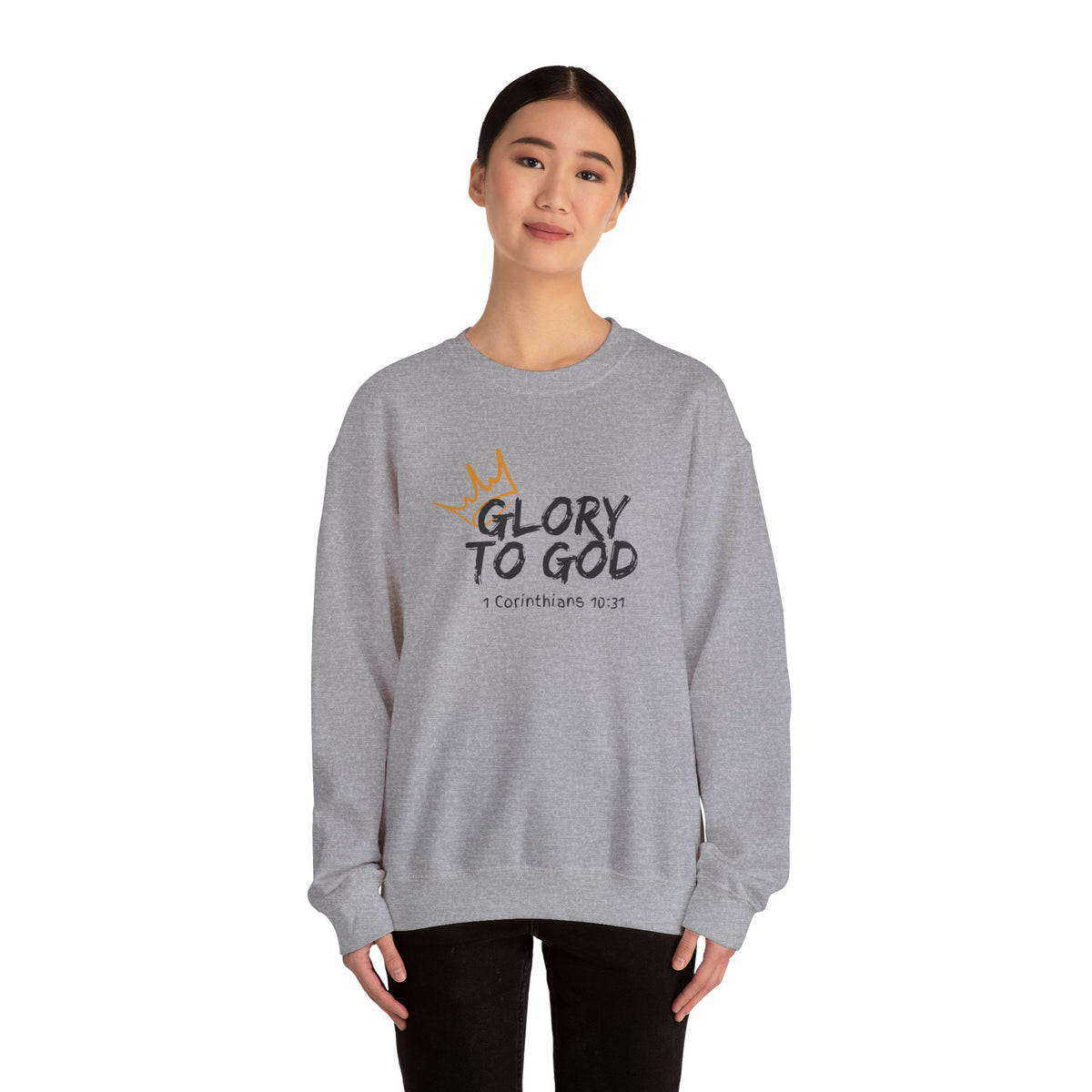 Glory To God- Unisex Heavy Blend™ Crewneck Sweatshirt