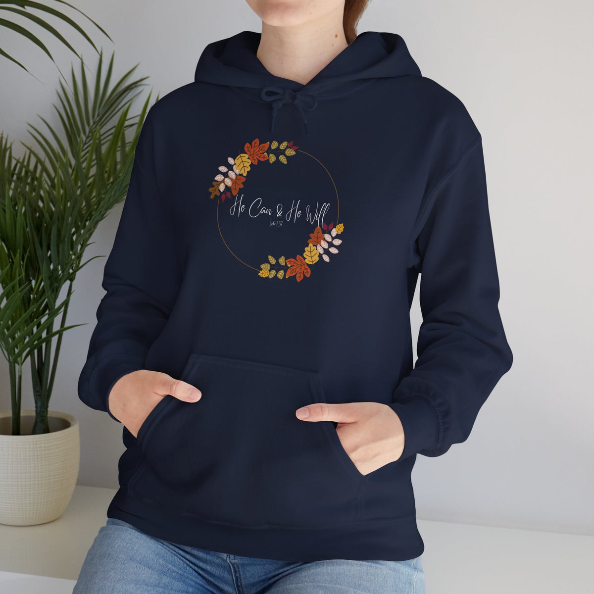 He Can & He Will | Laides' Heavy Blend™ Hooded Sweatshirt
