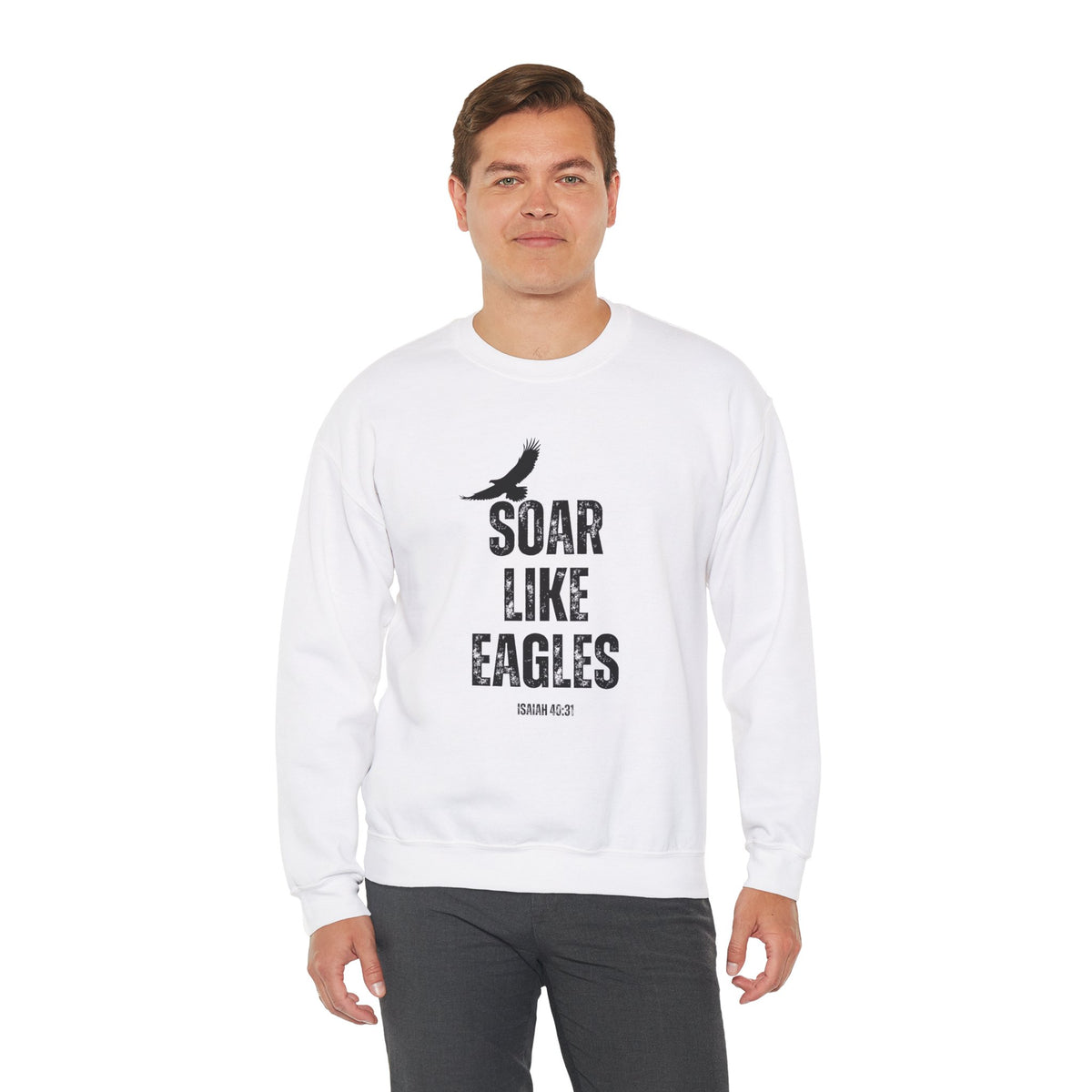 Soar Like Eagles- Unisex Heavy Blend™ Crewneck Sweatshirt