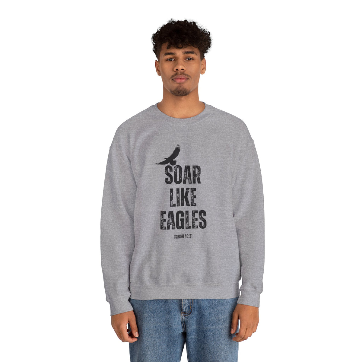 Soar Like Eagles- Unisex Heavy Blend™ Crewneck Sweatshirt