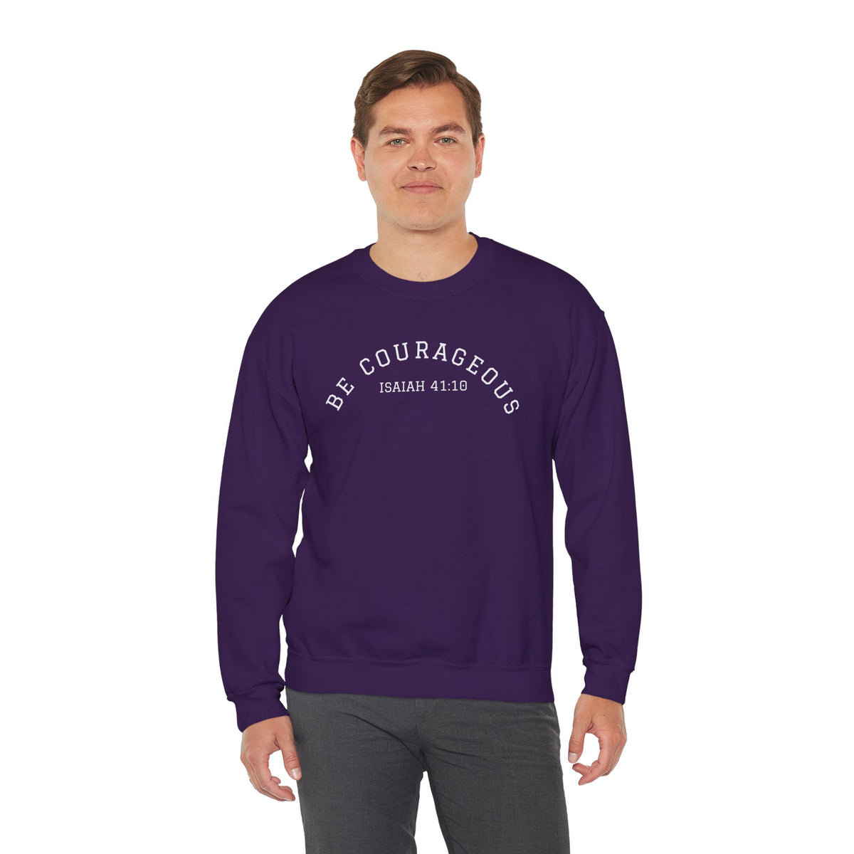 Be Courageous- Unisex Heavy Blend™ Crewneck Sweatshirt