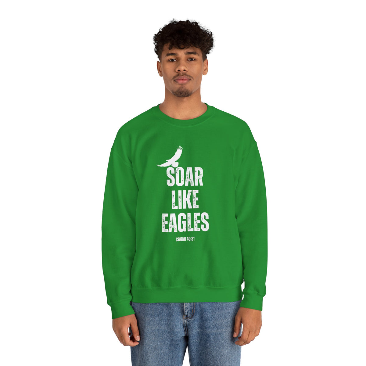 Soar Like Eagles- Unisex Heavy Blend™ Crewneck Sweatshirt