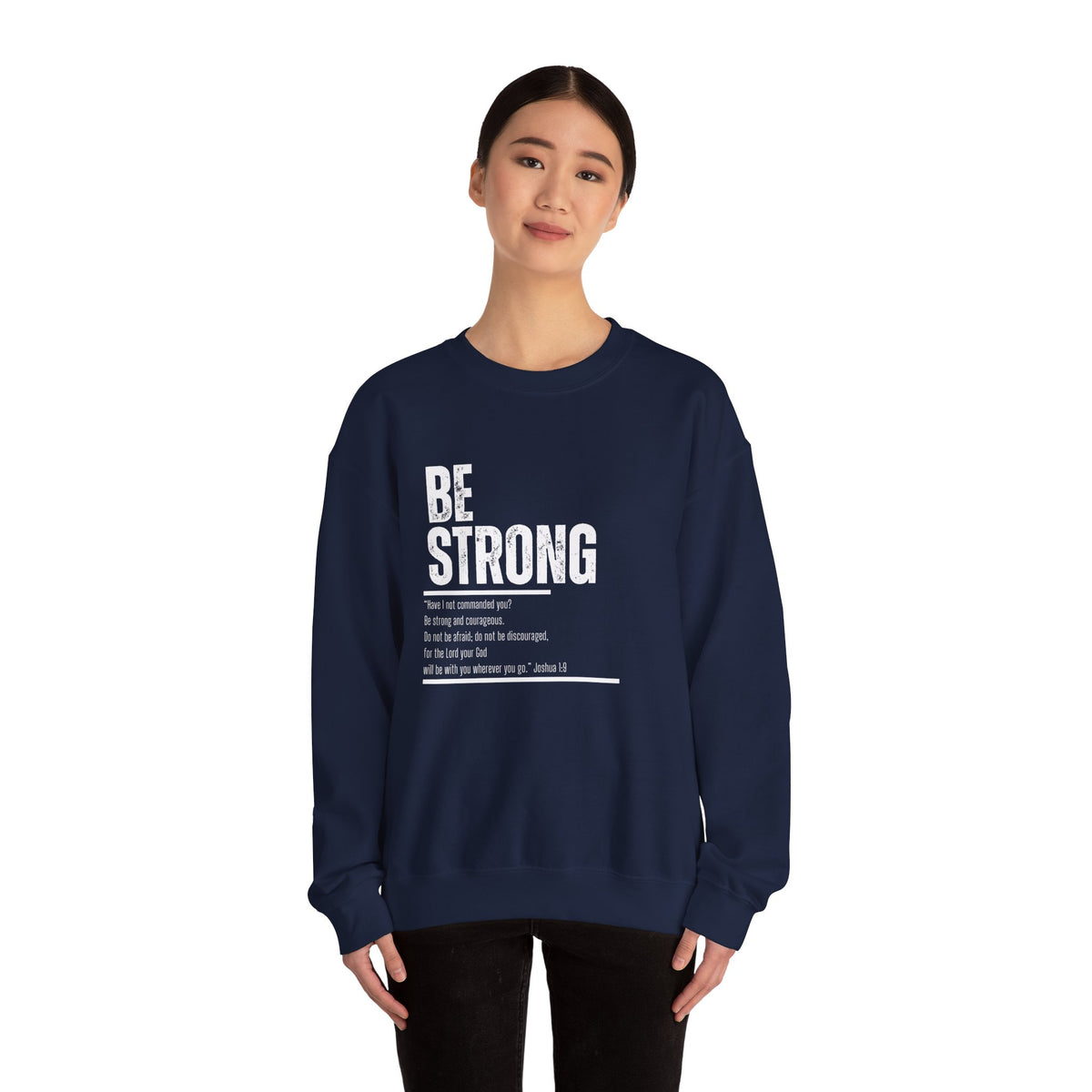 Be Strong- Unisex Heavy Blend™ Crewneck Sweatshirt