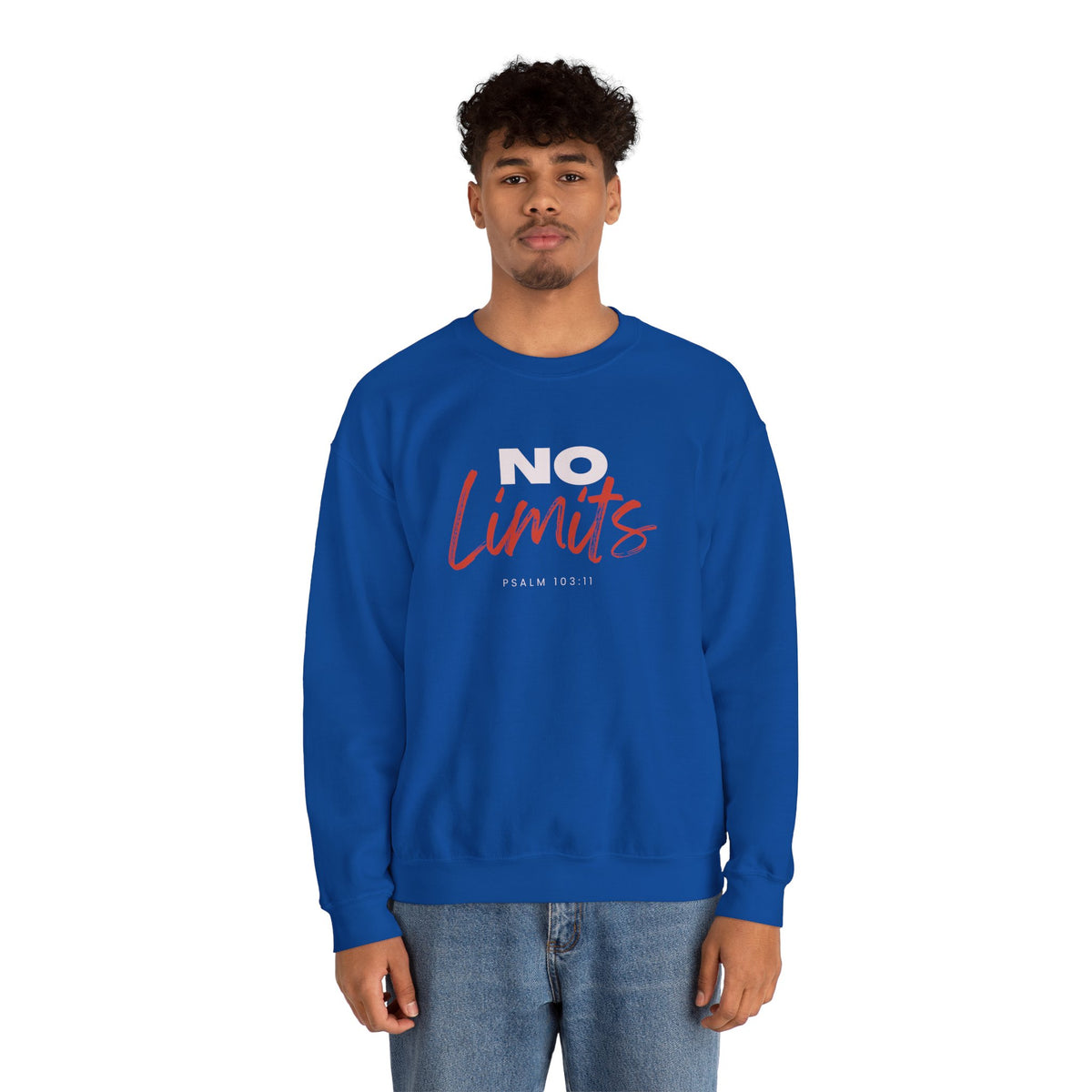 No Limits- Unisex Heavy Blend™ Crewneck Sweatshirt