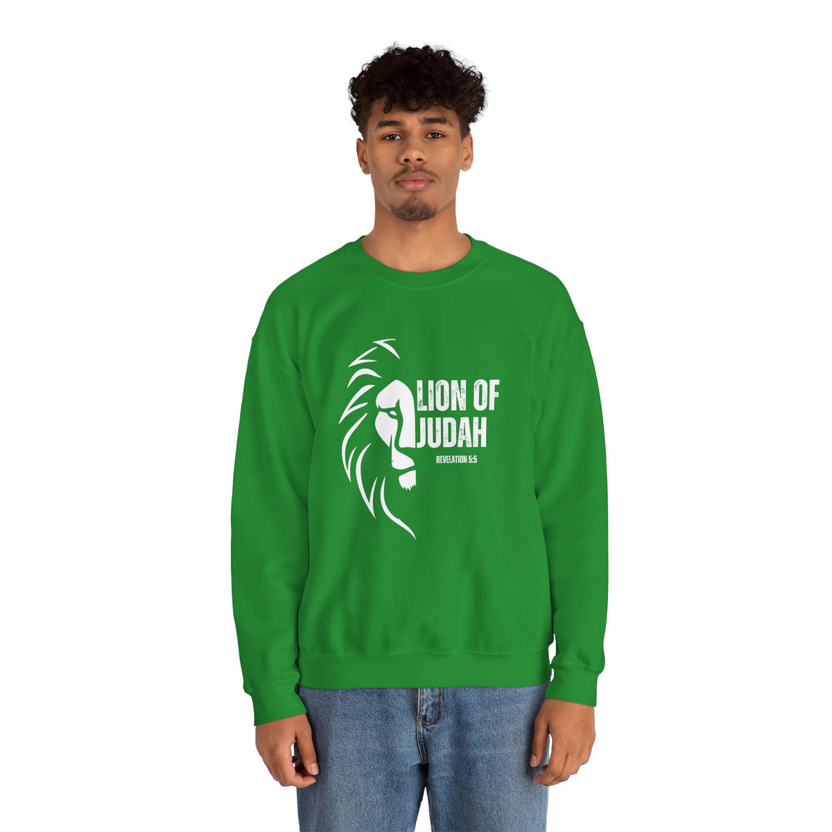 Lion Of Judah- Unisex Heavy Blend™ Crewneck Sweatshirt