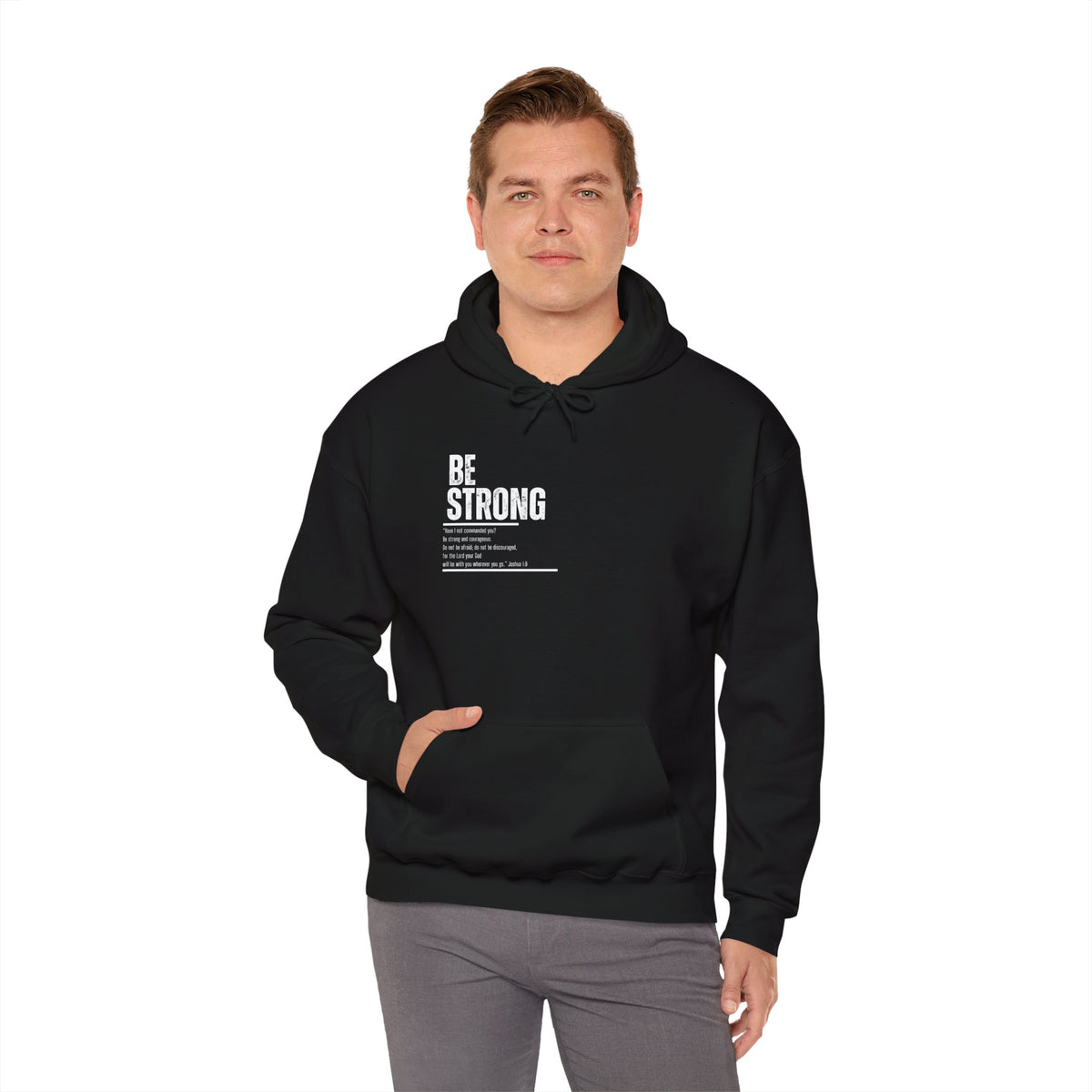 Be Strong- Unisex Heavy Blend™ Hooded Sweatshirt