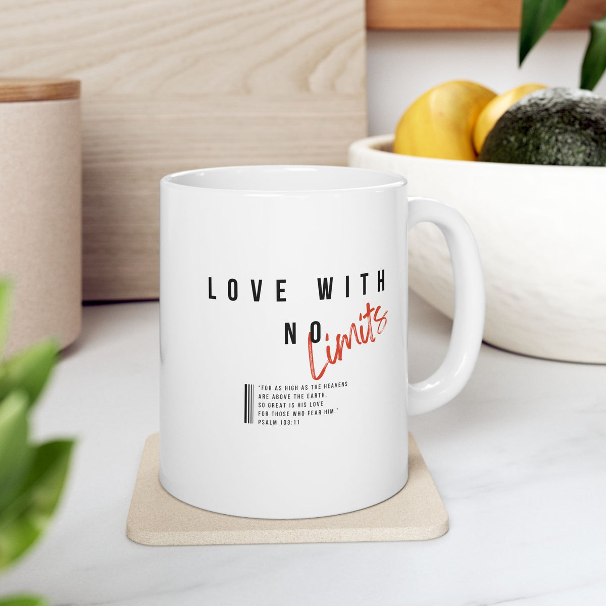 "Love With No Limits" Ceramic Mug, (11oz, 15oz)