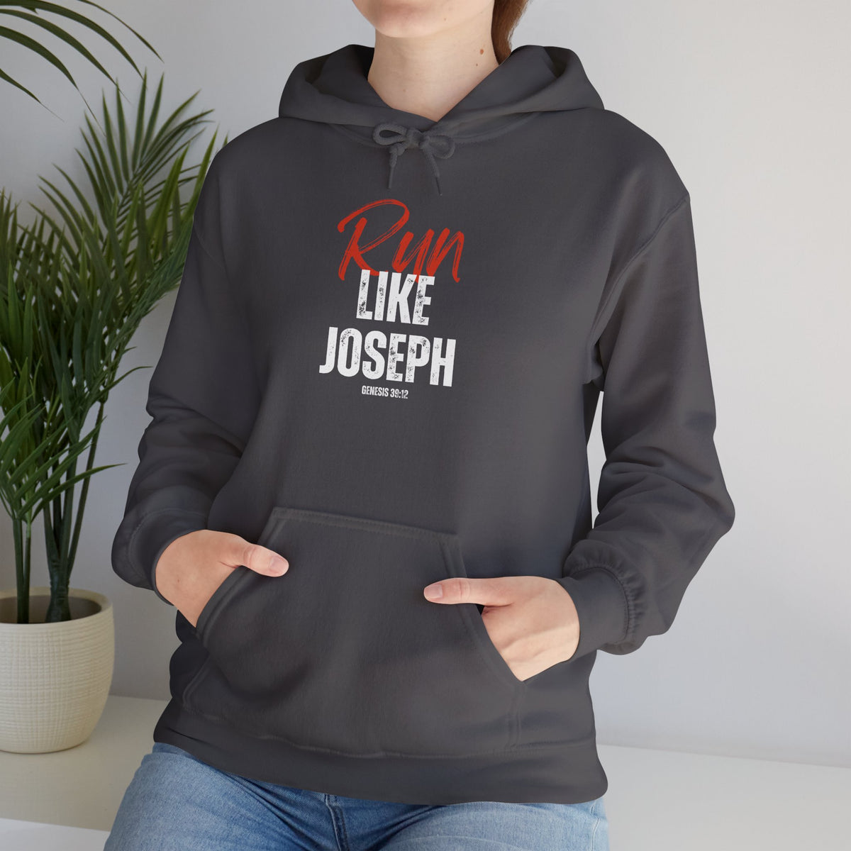 "Run Like Joseph" Unisex Heavy Blend™ Hooded Sweatshirt