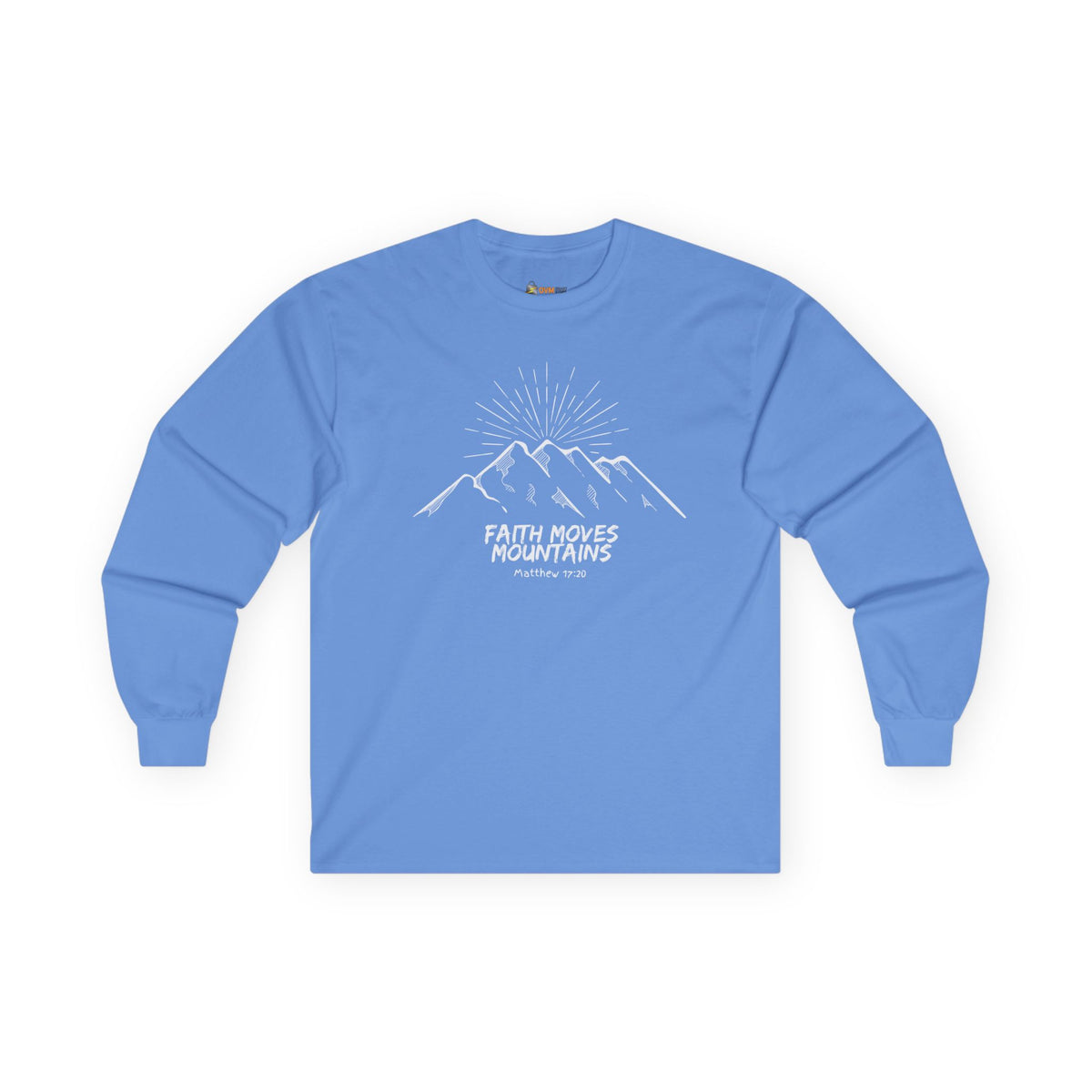 Faith Moves Mountains- Unisex Ultra Cotton Long Sleeve Tee