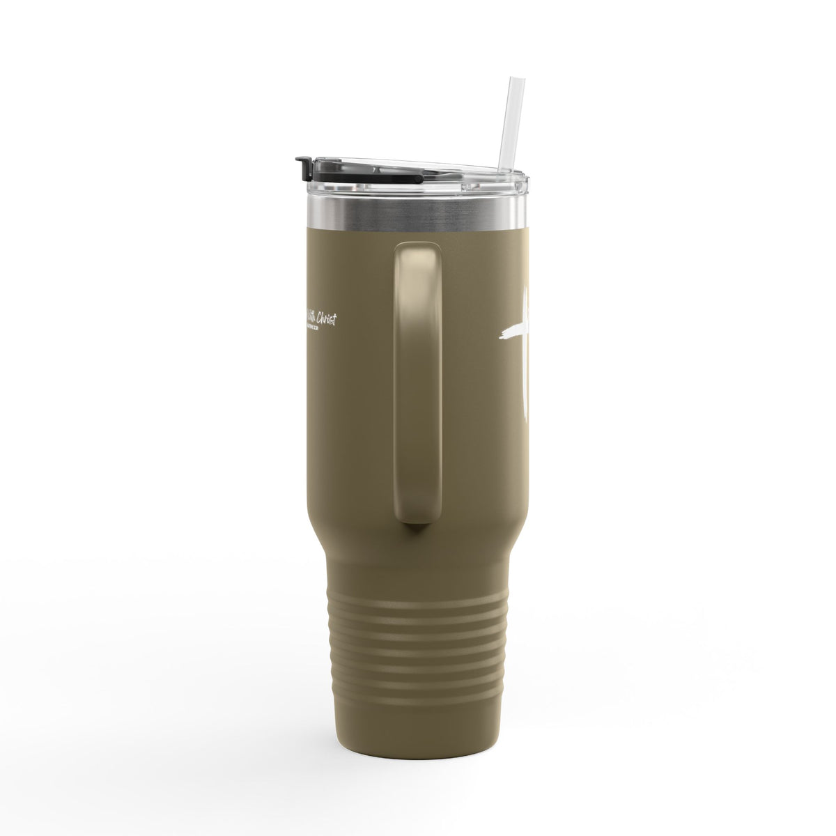 Crucified With Christ Ver.2- Insulated Travel Mug, 40oz