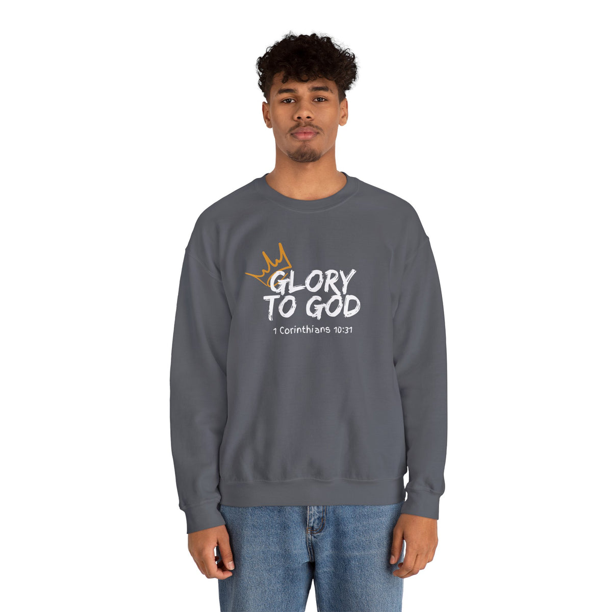 Glory To God- Unisex Heavy Blend™ Crewneck Sweatshirt