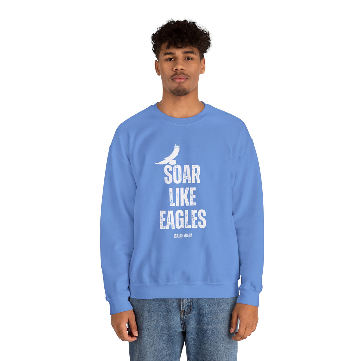 Soar Like Eagles- Unisex Heavy Blend™ Crewneck Sweatshirt