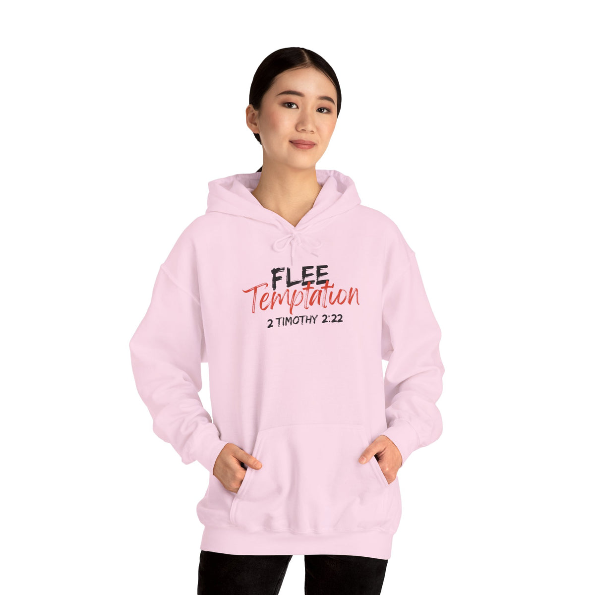 "Flee Temptation" Unisex Heavy Blend™ Hooded Sweatshirt