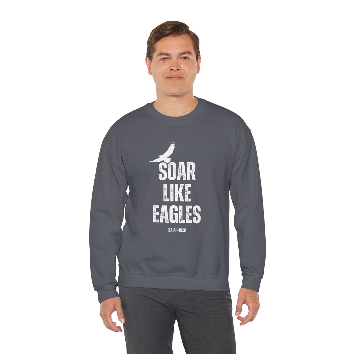 Soar Like Eagles- Unisex Heavy Blend™ Crewneck Sweatshirt