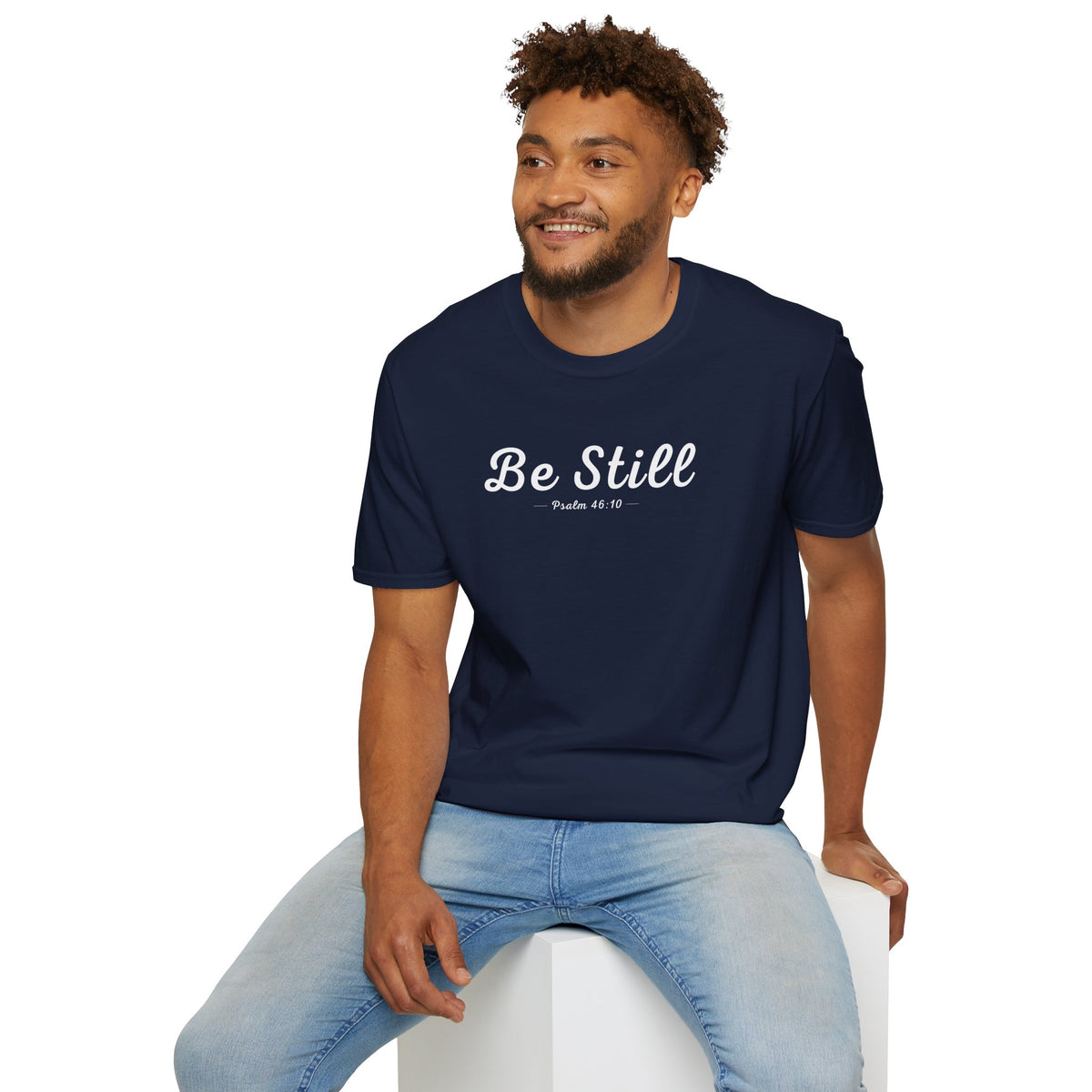 Be Still Christian T-Shirt – Psalm 46:10 Faith Apparel
