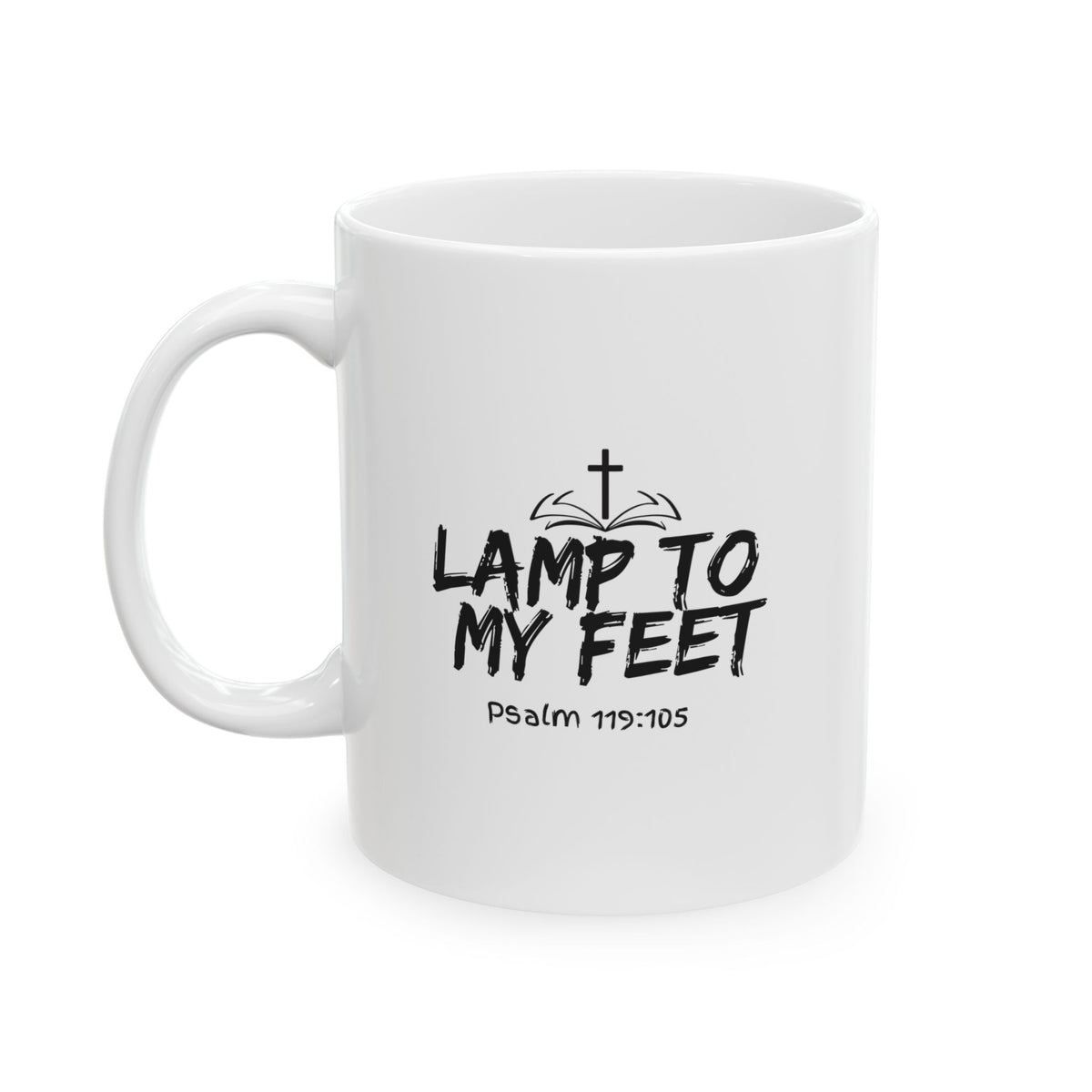 "Lamp To My Feet" Ceramic Mug, (11oz, 15oz)