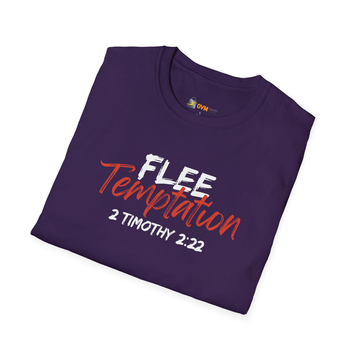 Flee Temptation Unisex Softstyle T-Shirt