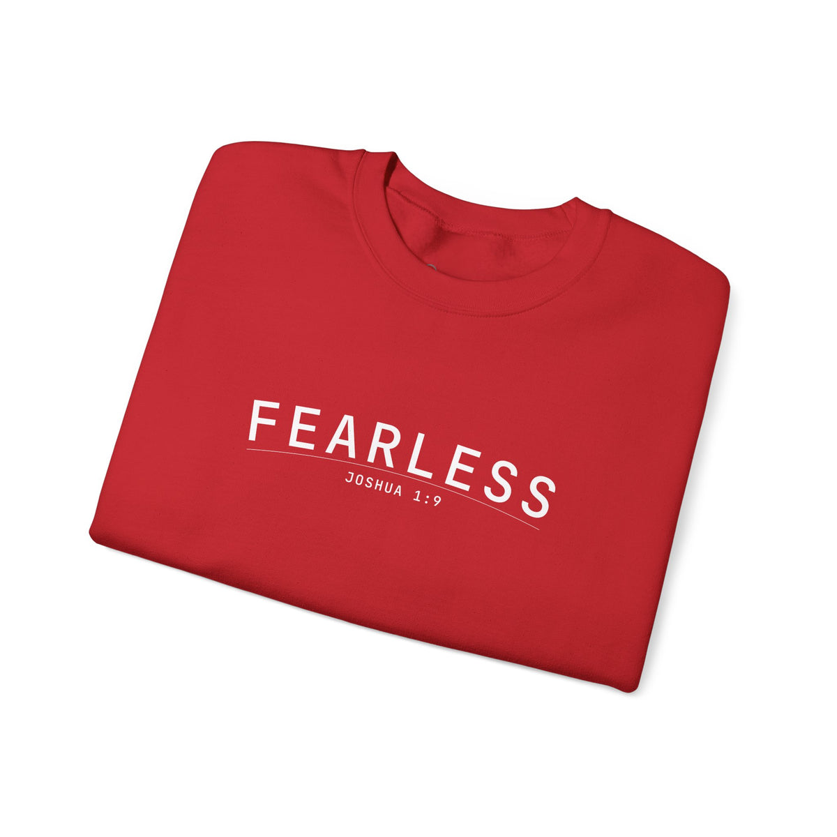Fearless Christian Sweatshirt – Joshua 1:9 Wear Your Faith