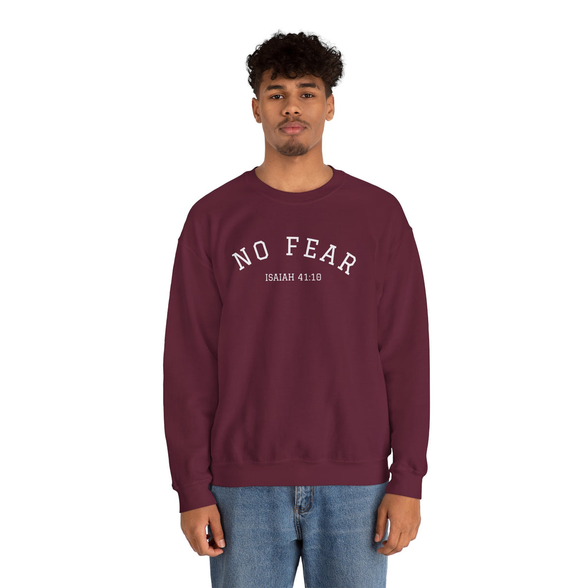 No Fear- Unisex Heavy Blend™ Crewneck Sweatshirt