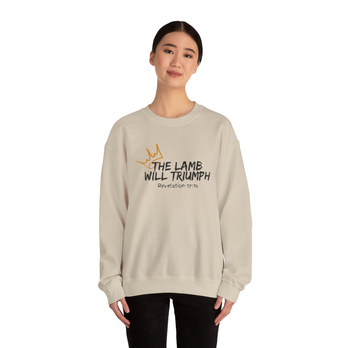 The Lamb Will Triumph- Unisex Heavy Blend™ Crewneck Sweatshirt