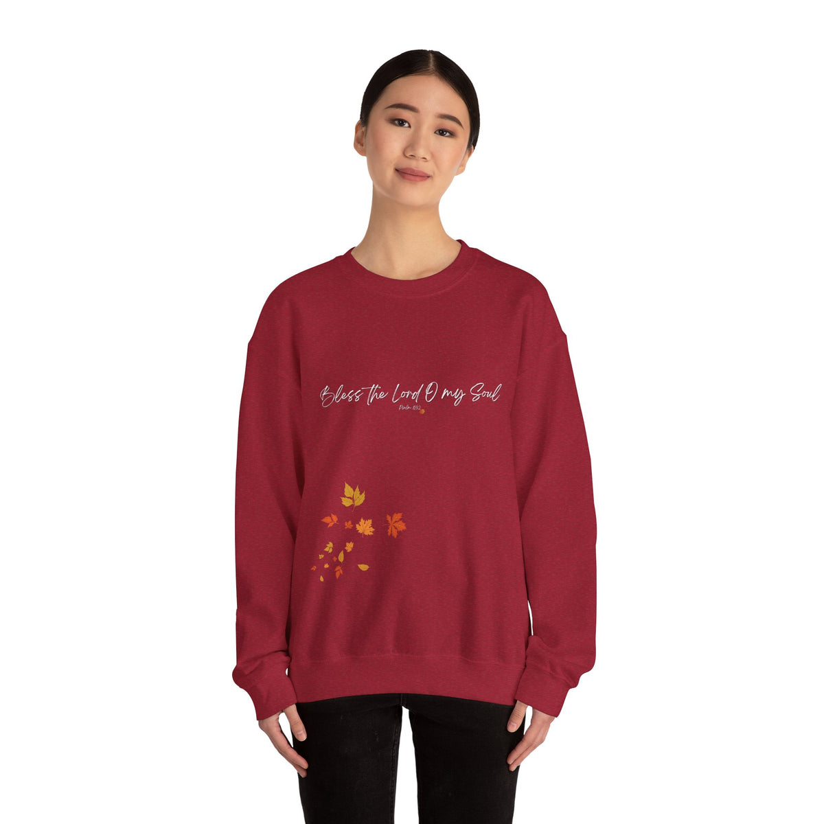 Bless The Lord O My Soul Ver. 2 | Ladies' Heavy Blend™ Crewneck Sweatshirt