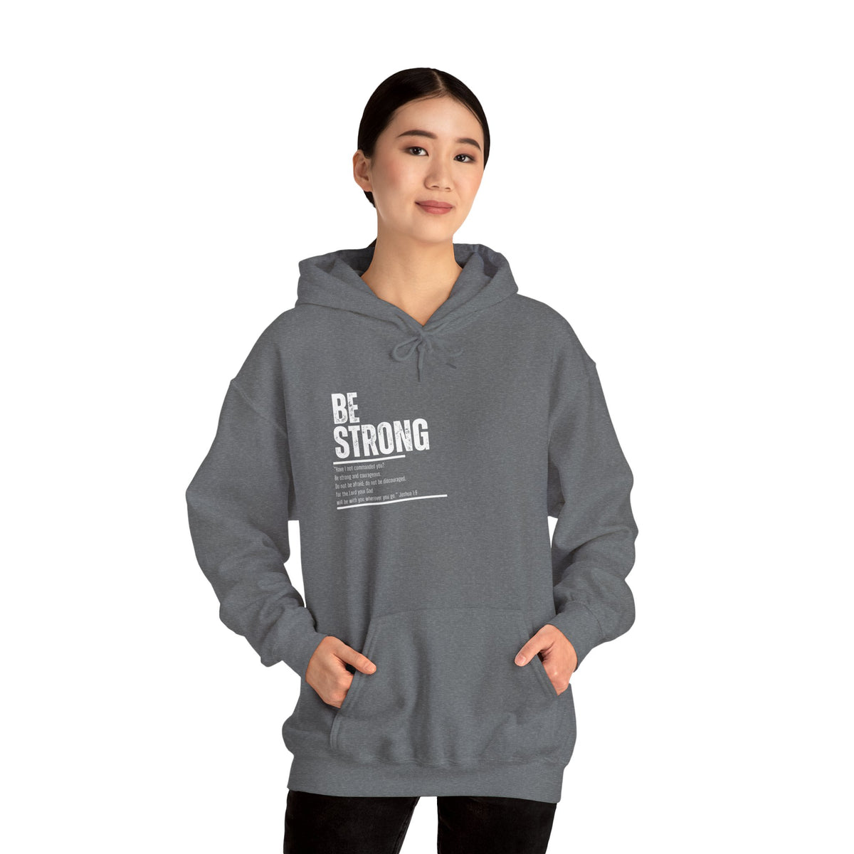 Be Strong- Unisex Heavy Blend™ Hooded Sweatshirt