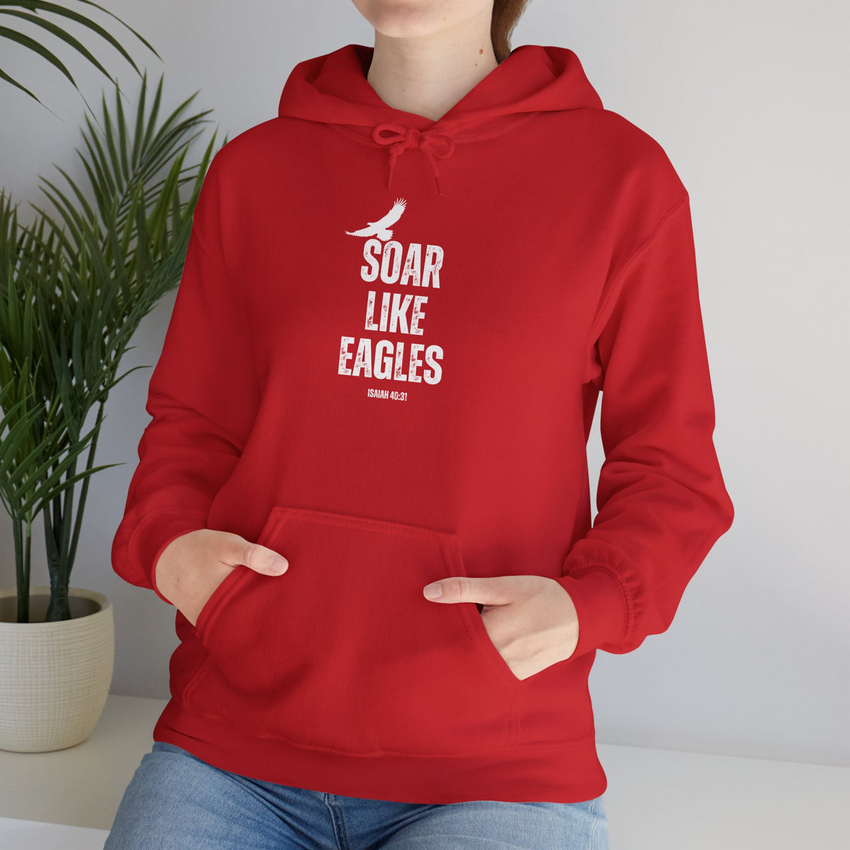 "Soar Like Eagles" Unisex Heavy Blend™ Hooded Sweatshirt