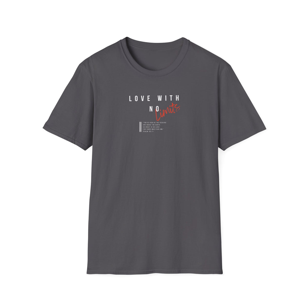 "Love With No Limits" Unisex Softstyle T-Shirt