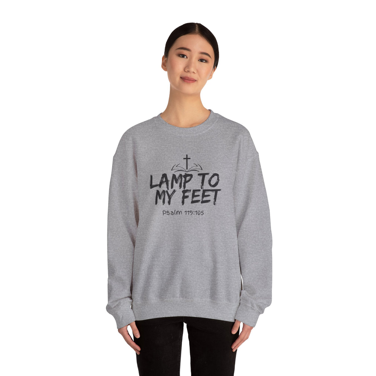 Lamp To My Feet- Unisex Heavy Blend™ Crewneck Sweatshirt