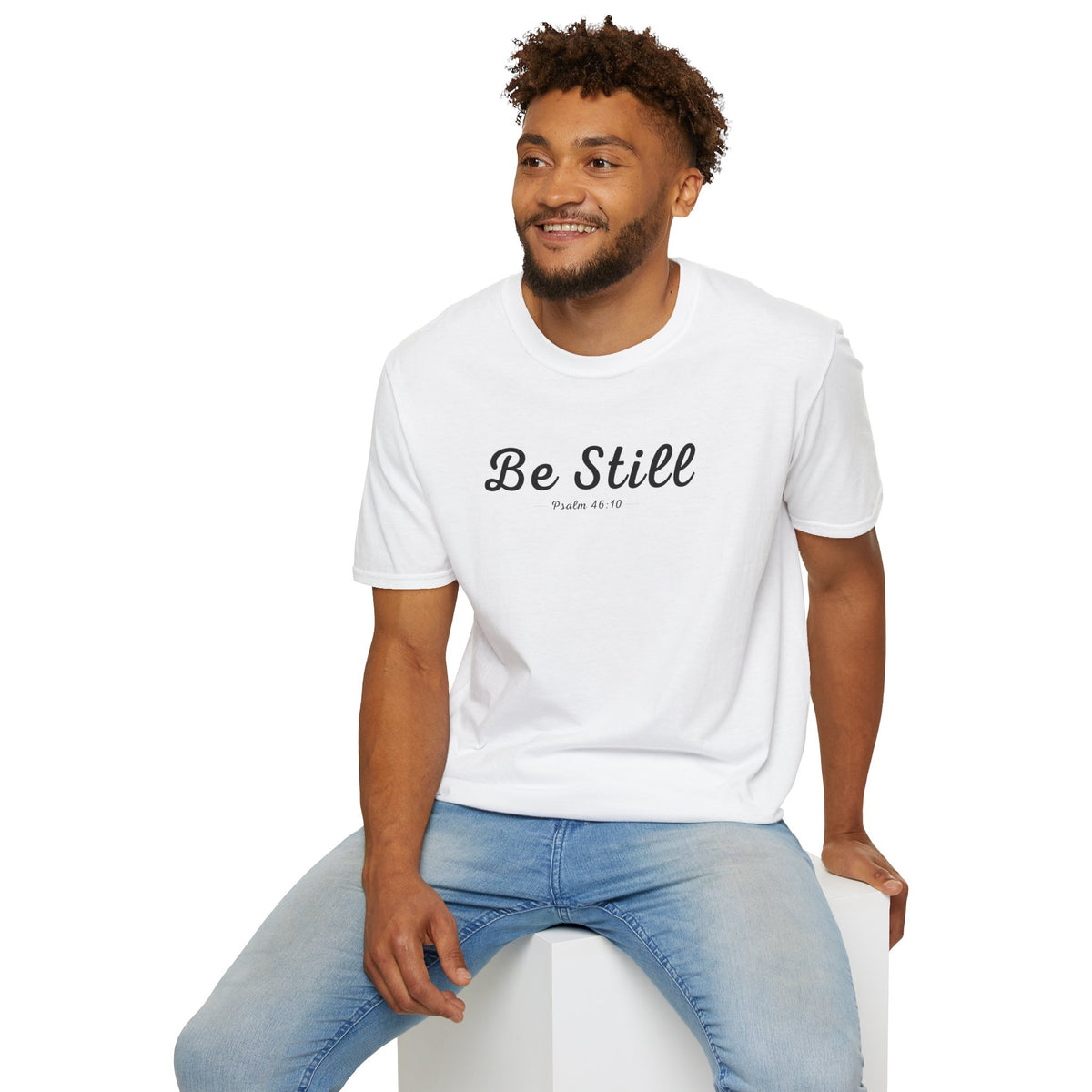 Be Still Christian T-Shirt – Psalm 46:10 Faith Apparel