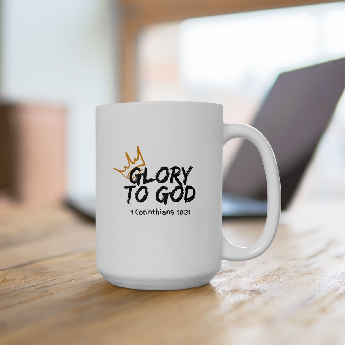 "Glory To God" Ceramic Mug, (11oz, 15oz)