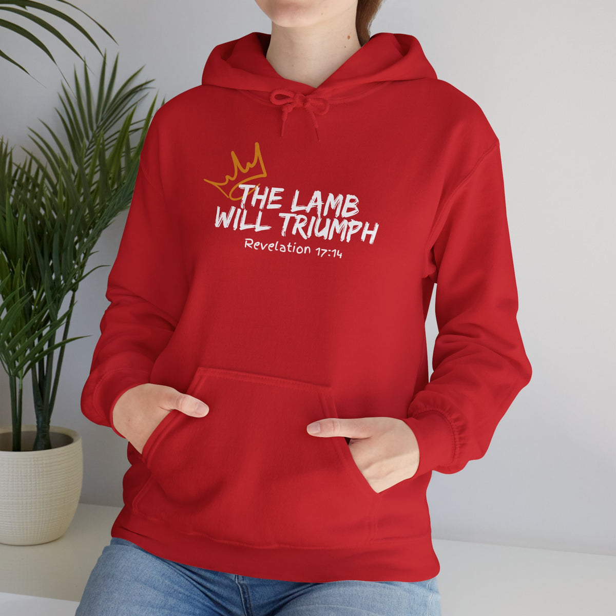 The Lamb Will Triumph Ver.2- Unisex Heavy Blend™ Hooded Sweatshirt