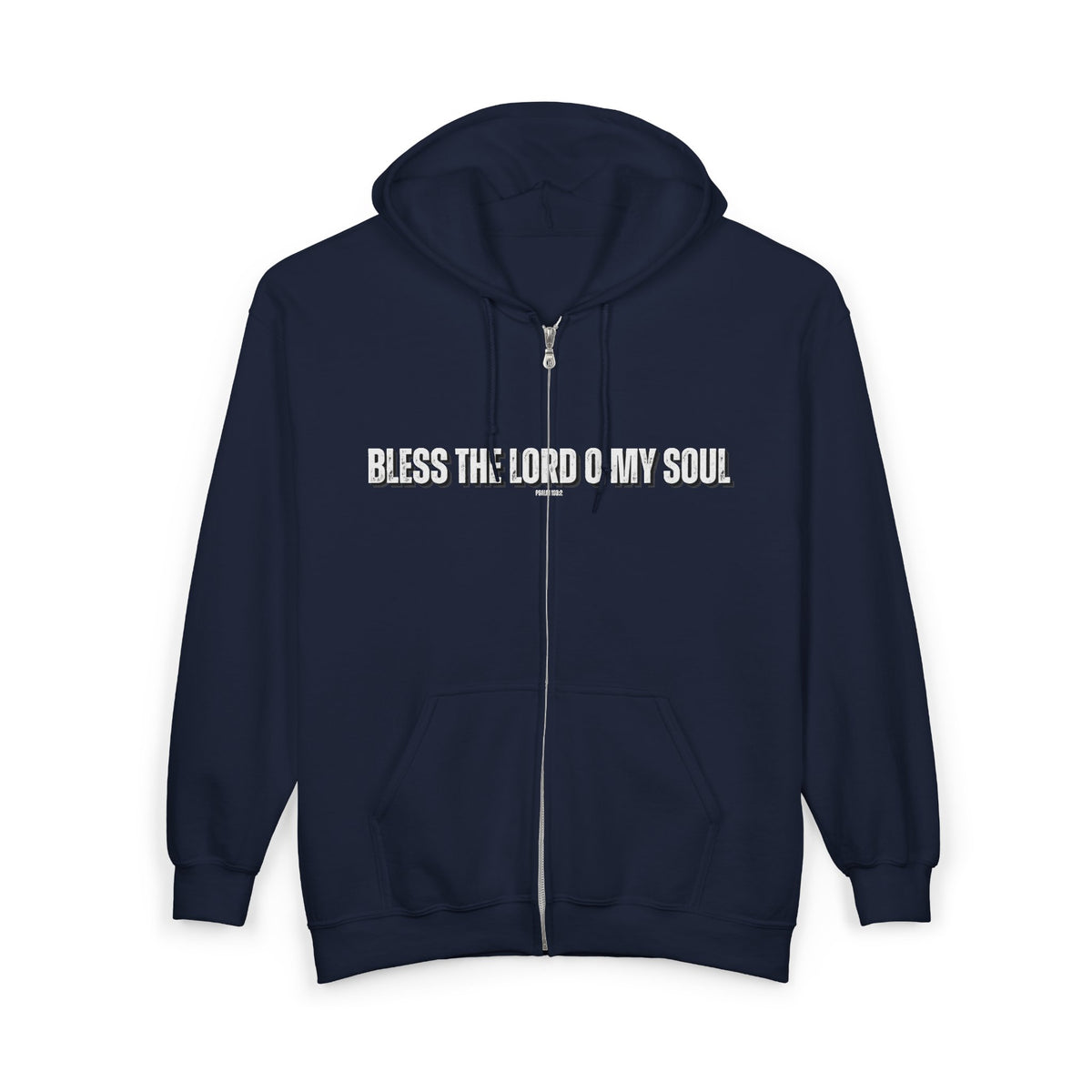 Bless The Lord O My Soul | Men's Heavy Blend™ Full Zip Hooded Sweatshirt