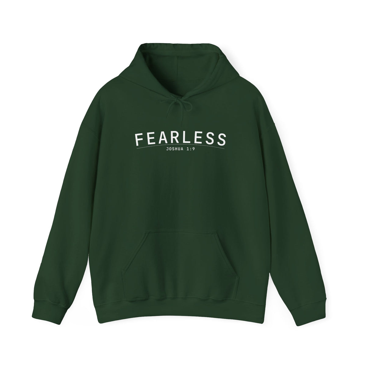 Fearless Christian Hoodie – Joshua 1:9 Faith Comfort Wear