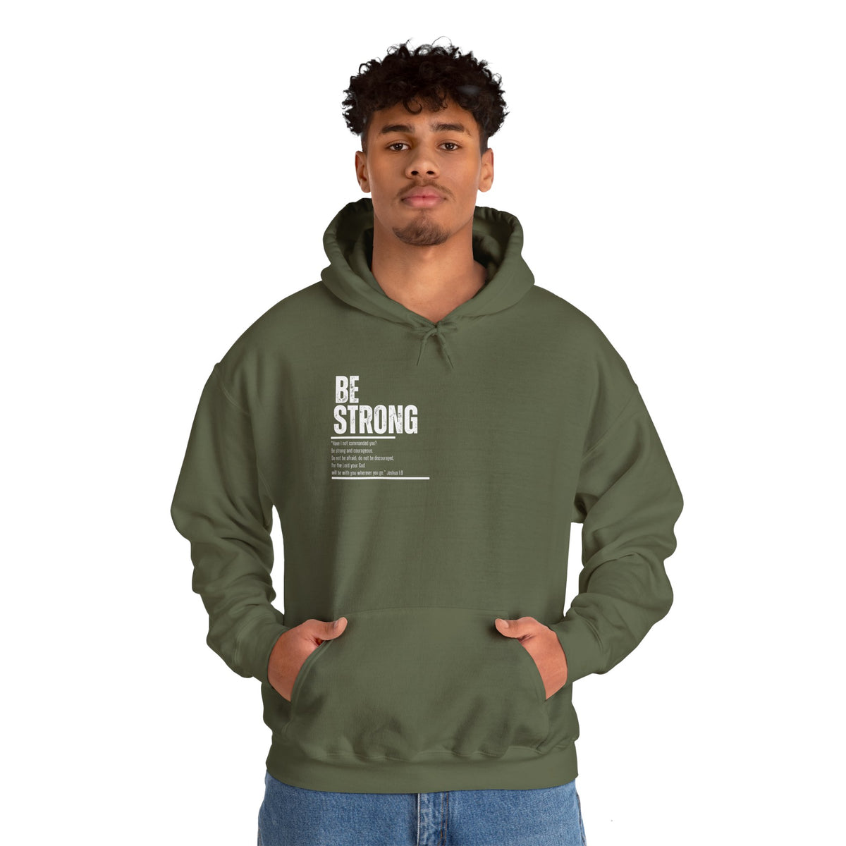 "Be Strong" Unisex Heavy Blend™ Hooded Sweatshirt