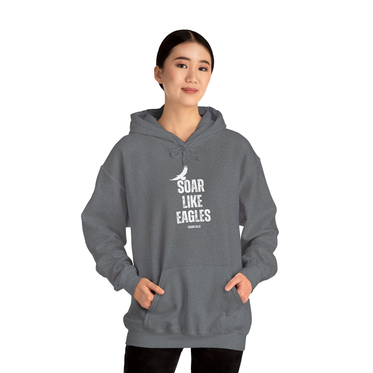 Soar Like Eagles Unisex Heavy Blend™ Hooded Sweatshirt