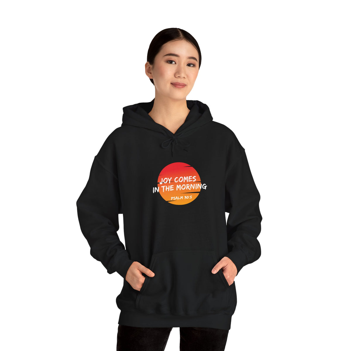 Joy Comes in the Morning- Unisex Heavy Blend™ Hooded Sweatshirt