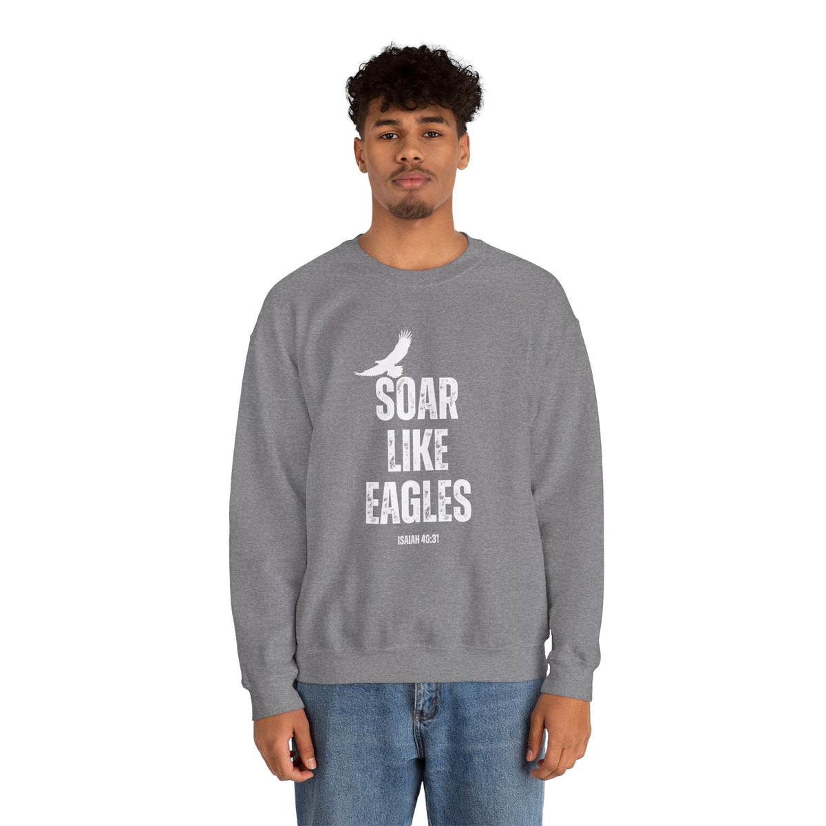 Soar Like Eagles- Unisex Heavy Blend™ Crewneck Sweatshirt