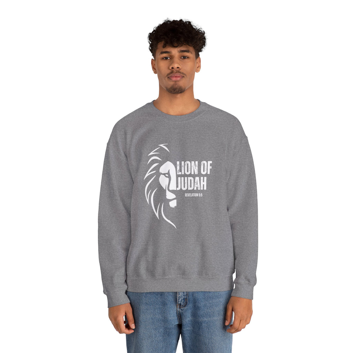 Lion Of Judah- Unisex Heavy Blend™ Crewneck Sweatshirt