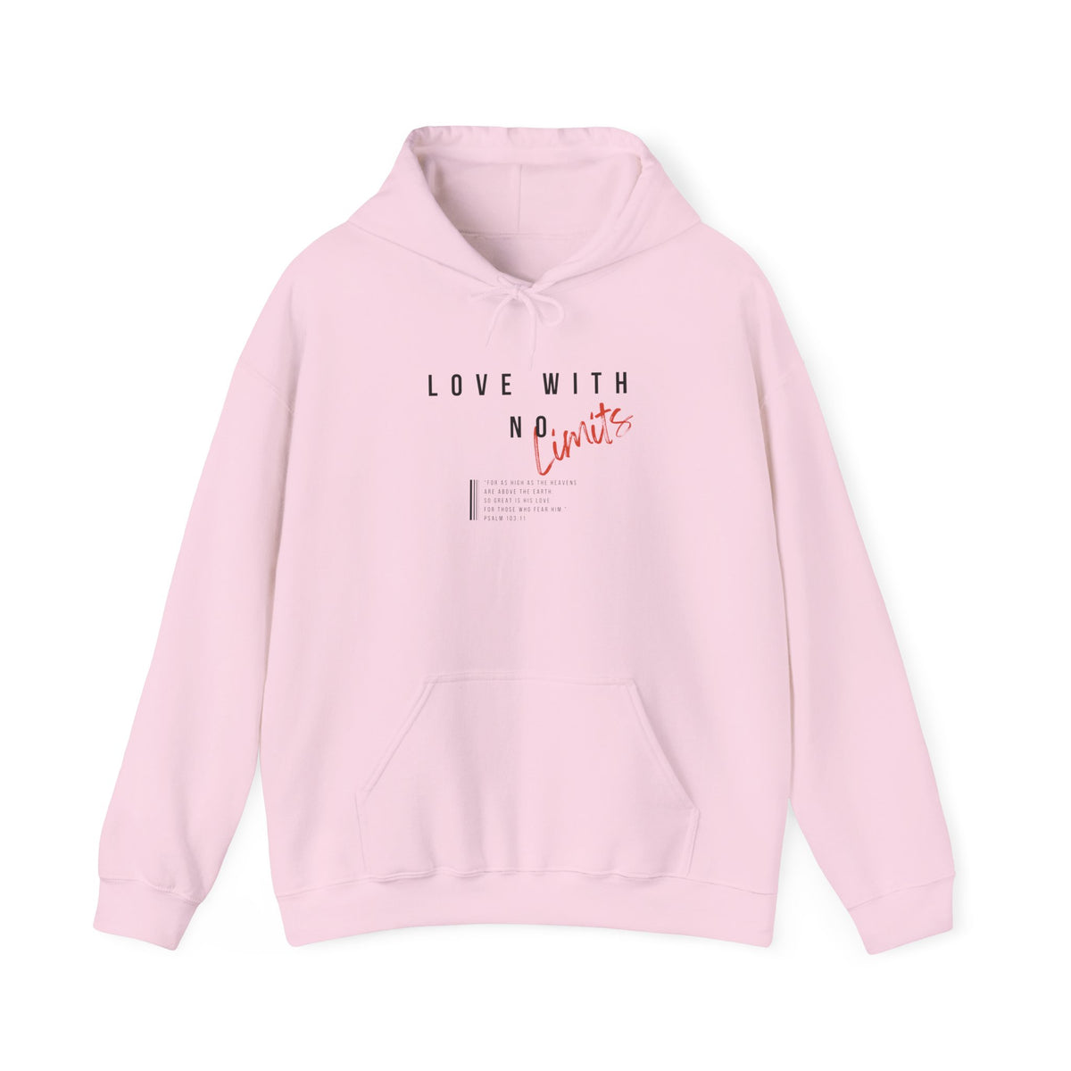 "Love With No Limits" Unisex Heavy Blend™ Hooded Sweatshirt