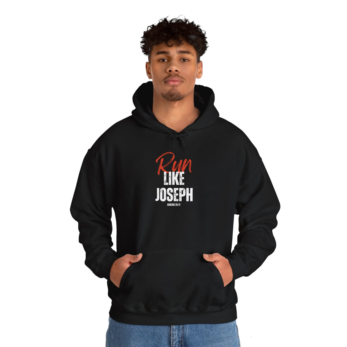 "Run Like Joseph" Unisex Heavy Blend™ Hooded Sweatshirt