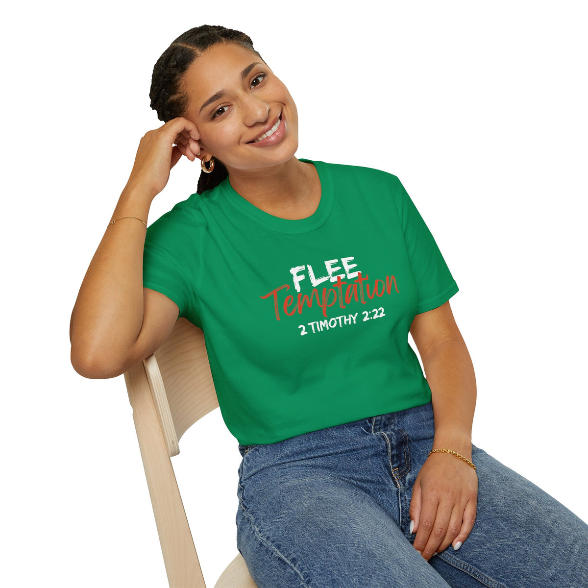 Flee Temptation Unisex Softstyle T-Shirt