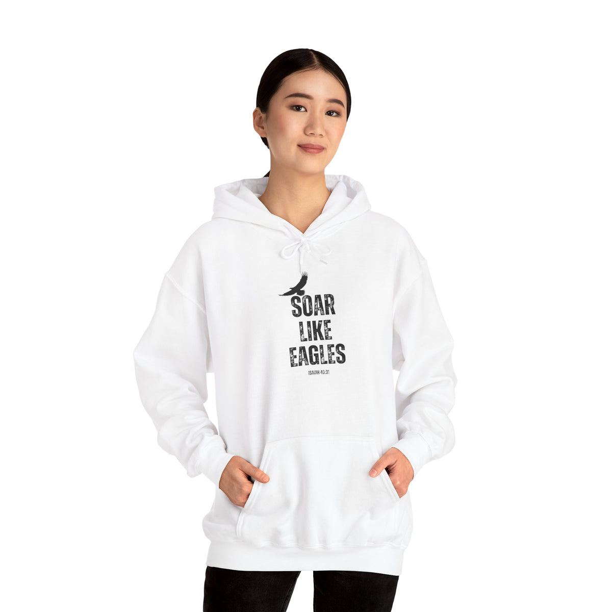 "Soar Like Eagles" Unisex Heavy Blend™ Hooded Sweatshirt