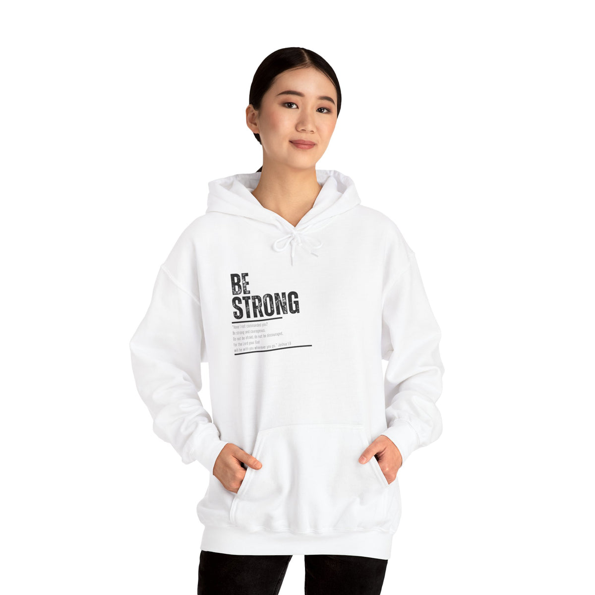 Be Strong- Unisex Heavy Blend™ Hooded Sweatshirt