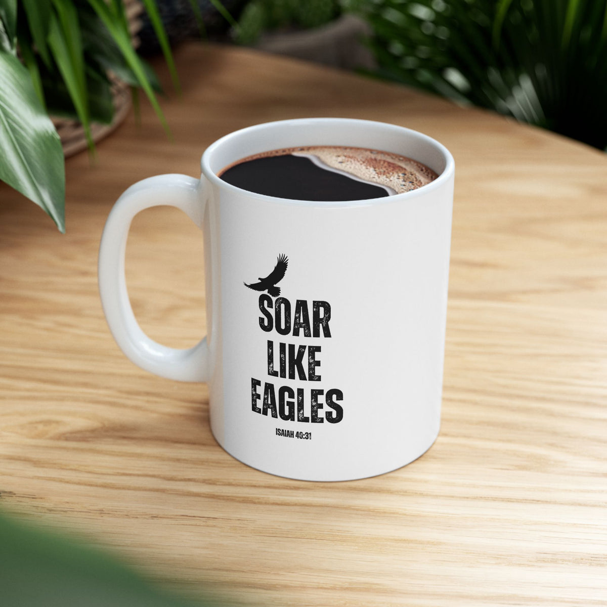 "Soar Like Eagles" Ceramic Mug, (11oz, 15oz)