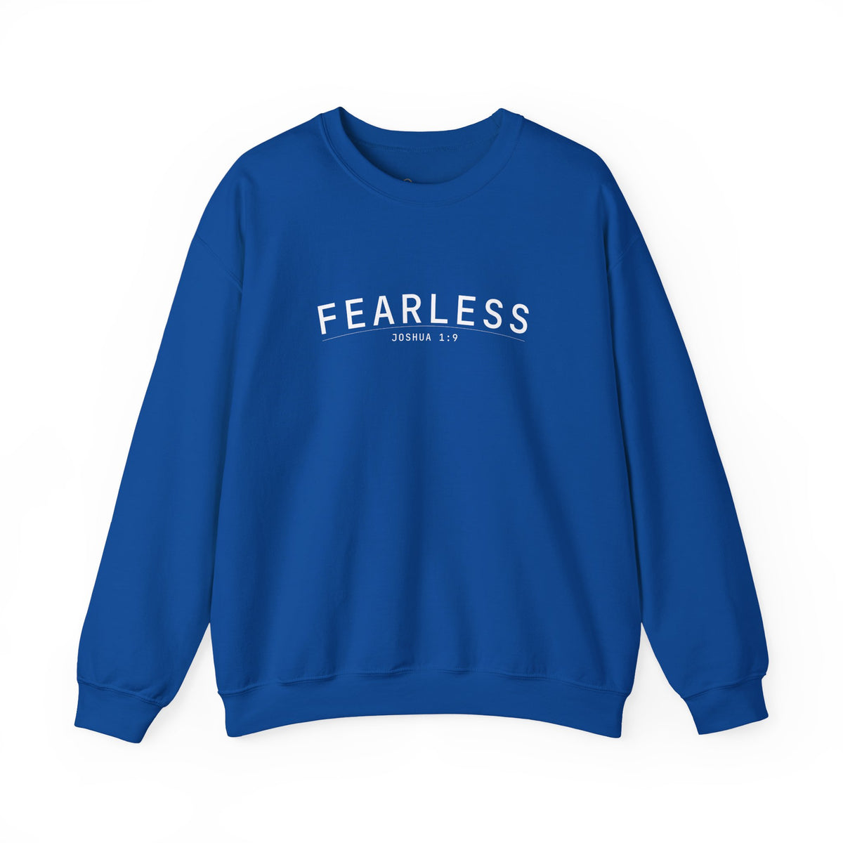Fearless Christian Sweatshirt – Joshua 1:9 Wear Your Faith