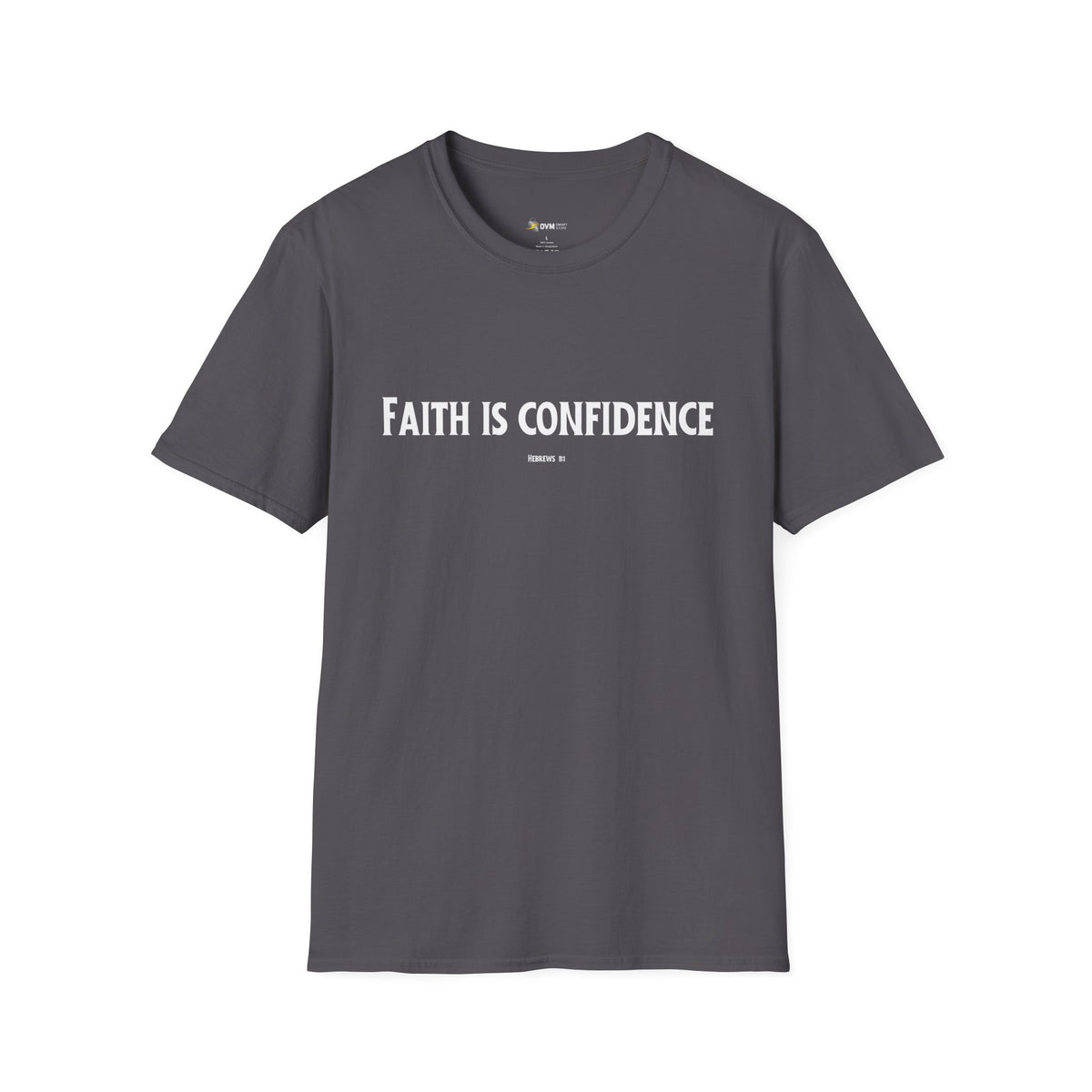 Faith is Confidence Christian T-Shirt – Faith-Inspired Holiday Apparel | Unisex Softstyle T-Shirt