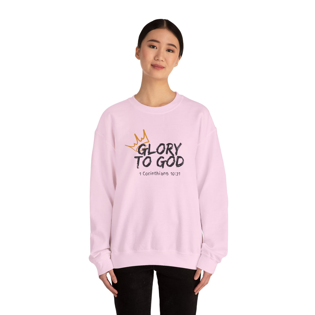 Glory To God- Unisex Heavy Blend™ Crewneck Sweatshirt